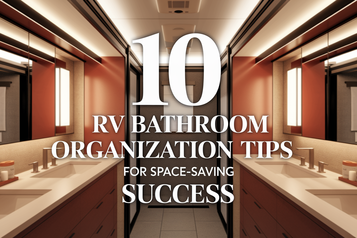10 RV Bathroom Organization Tips for Space-Saving Success