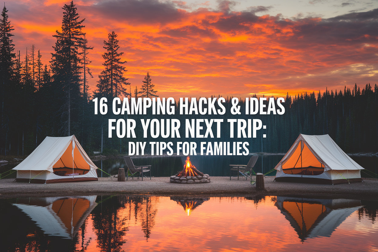 16 Camping Hacks & Ideas for Your Next Trip: DIY Tips for Families