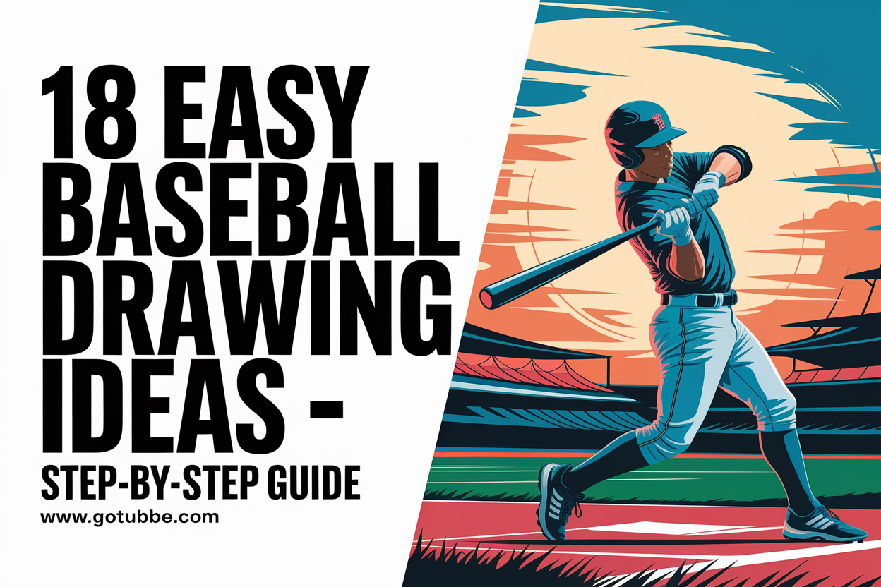 18 Easy Baseball Bat Drawing Ideas – Step-by-Step Guide