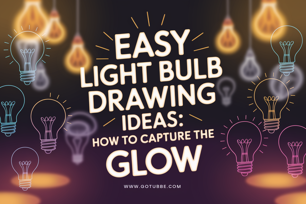 Easy Light Bulb Drawing Ideas: How to Capture the Glow
