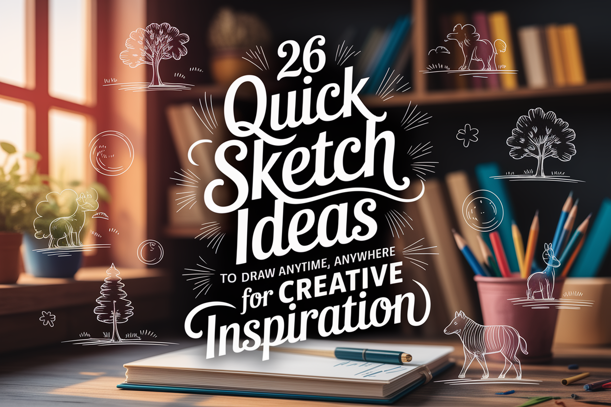 26 Quick Sketch Ideas to Draw Anytime, Anywhere for Creative Inspiration