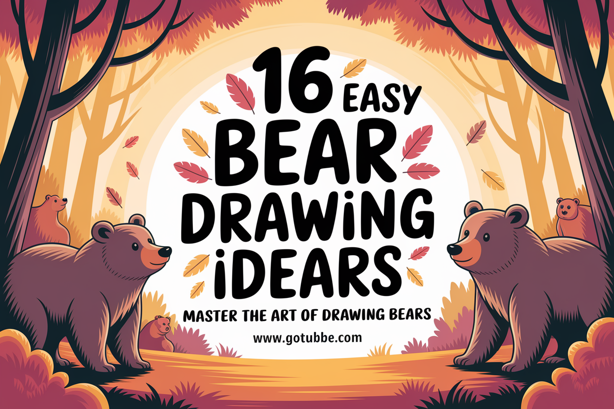 16 Easy Bear Drawing Ideas: Master the Art of Drawing Bears