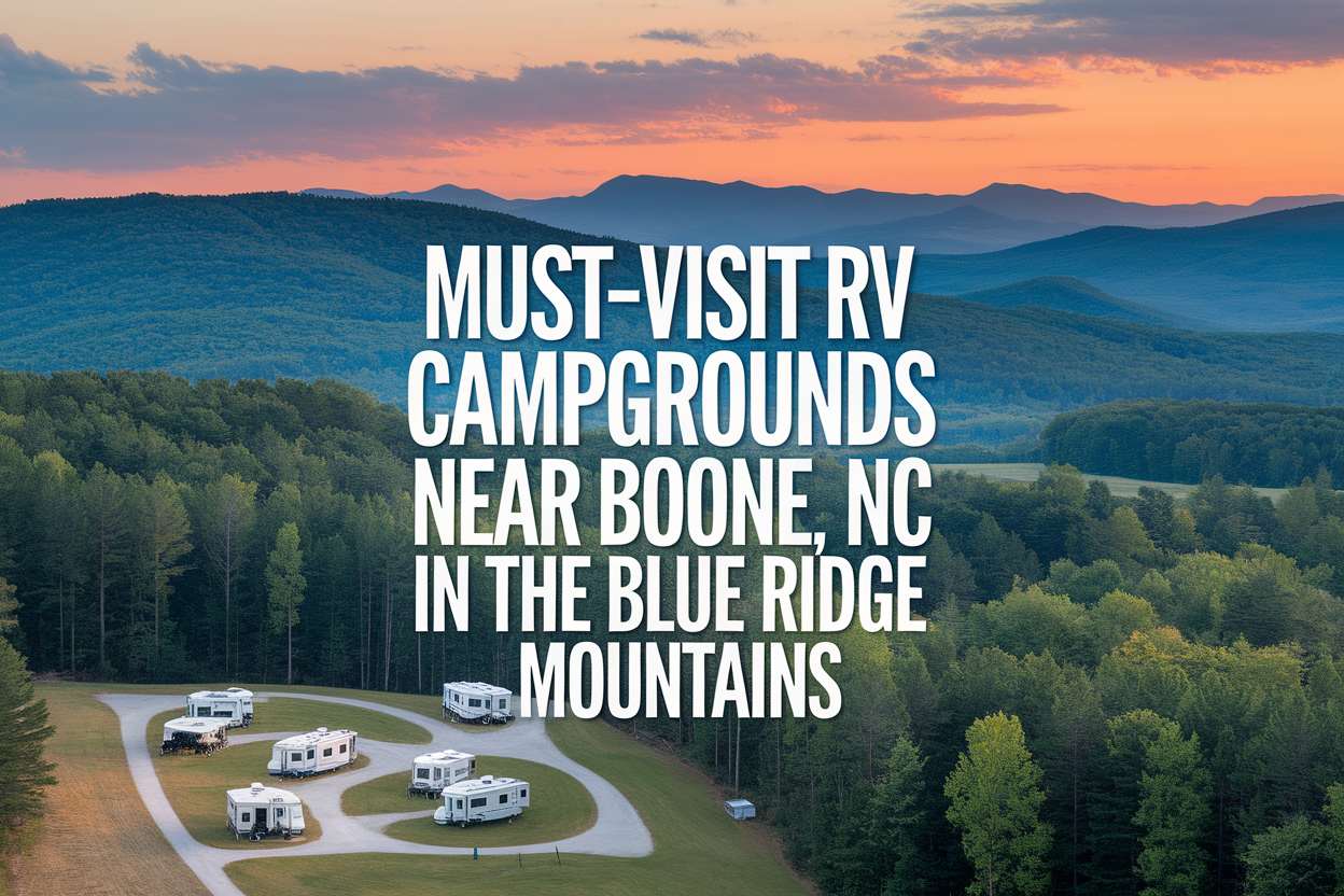 Must-Visit RV Campgrounds Near Boone, NC in the Blue Ridge Mountains