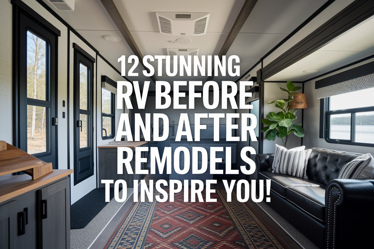 12 Stunning RV Before and After Remodels to Inspire You!