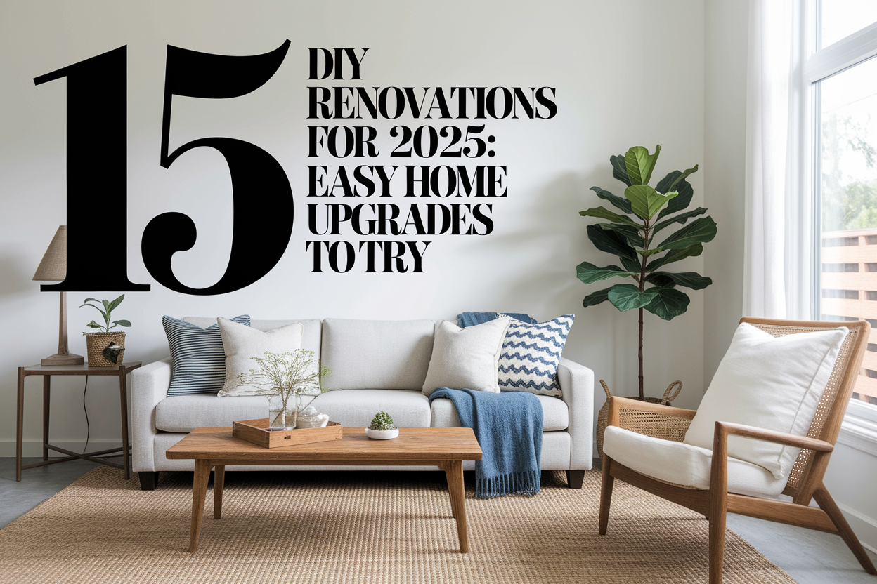 15 DIY Renovations for 2025: Easy Home Upgrades to Try