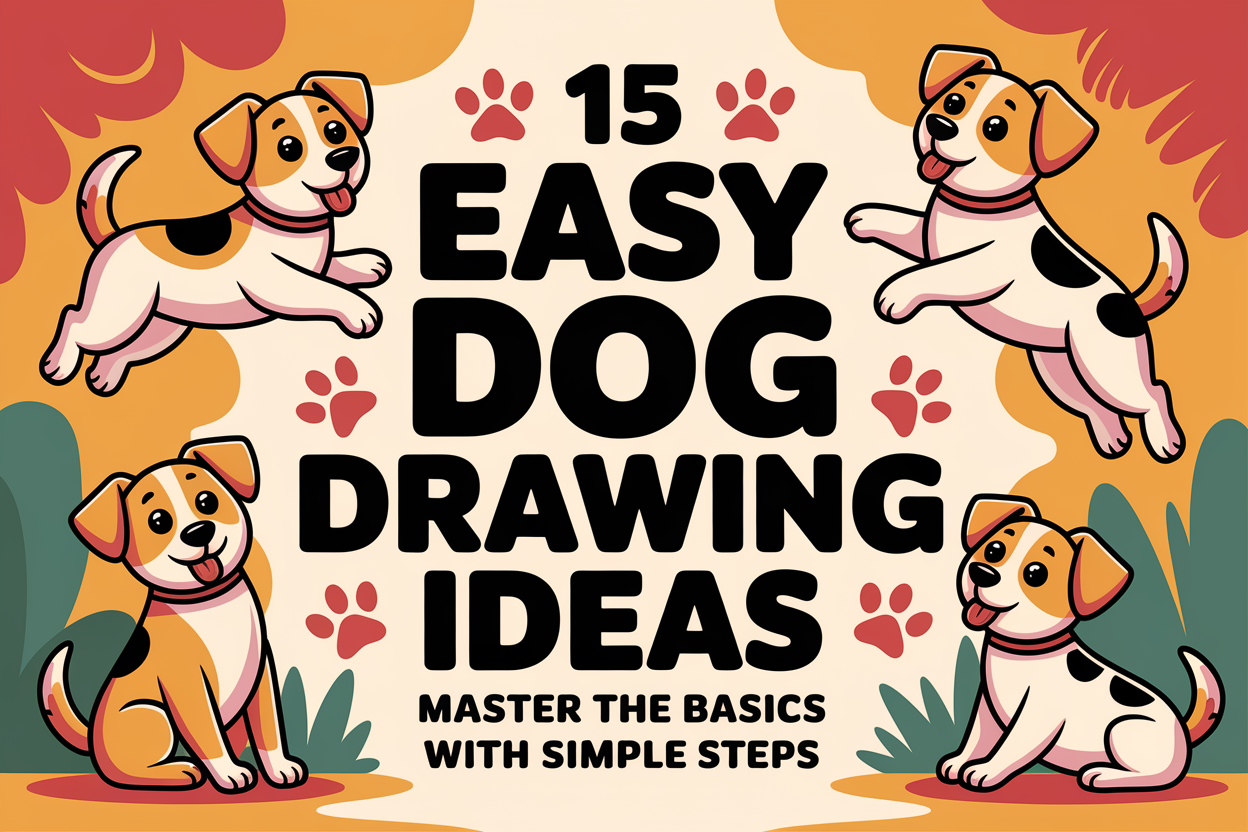 15 Easy Dog Drawing Ideas: Master the Basics with Simple Steps