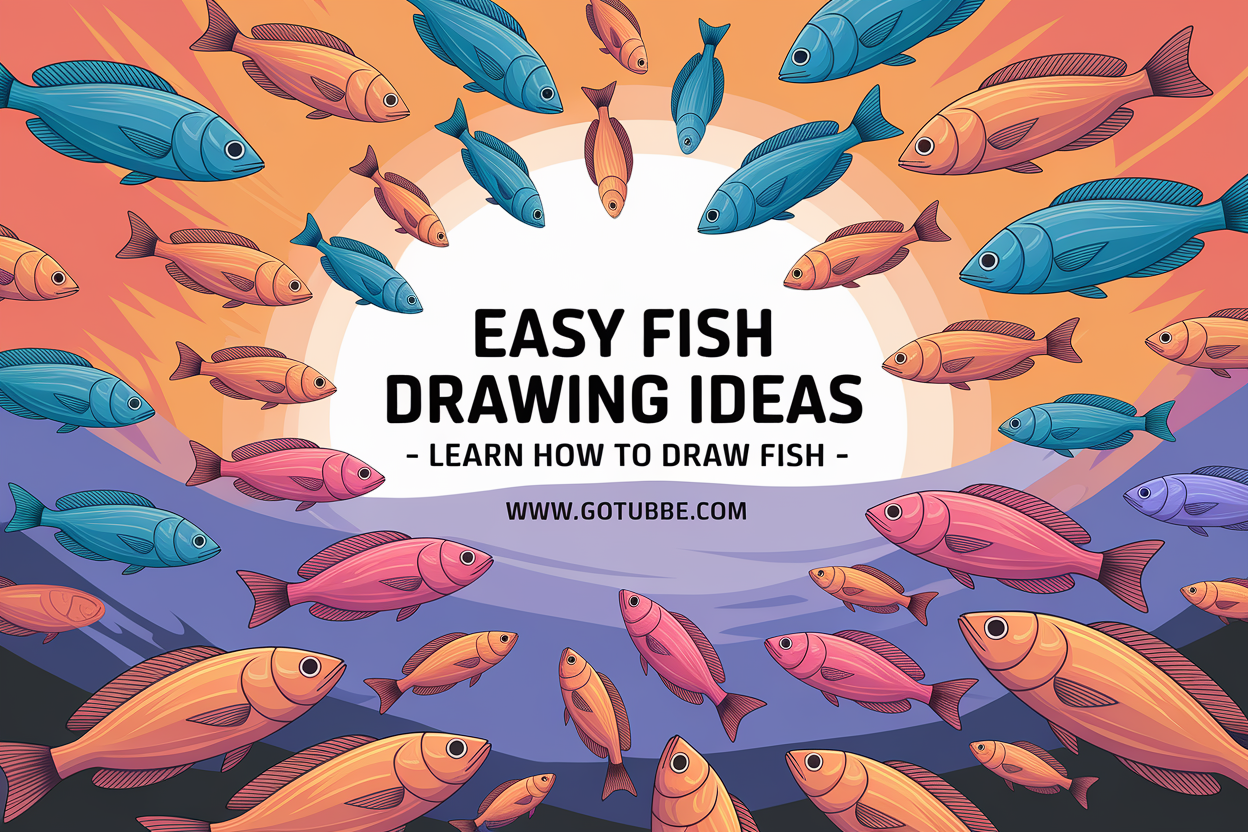 Easy Fish Drawing Ideas – Learn How to Draw Fish