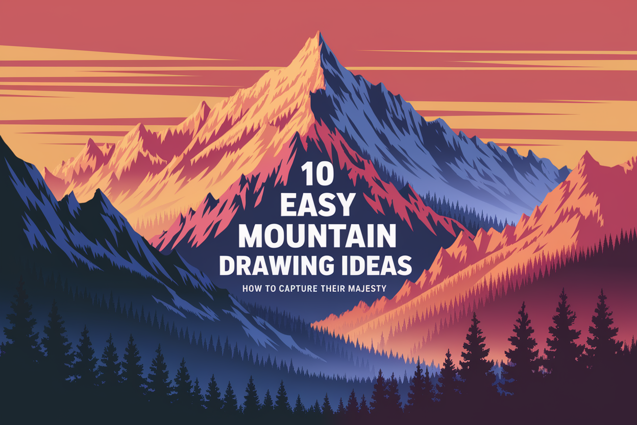 10 Easy Mountain Drawing Ideas – How to Capture Their Majesty