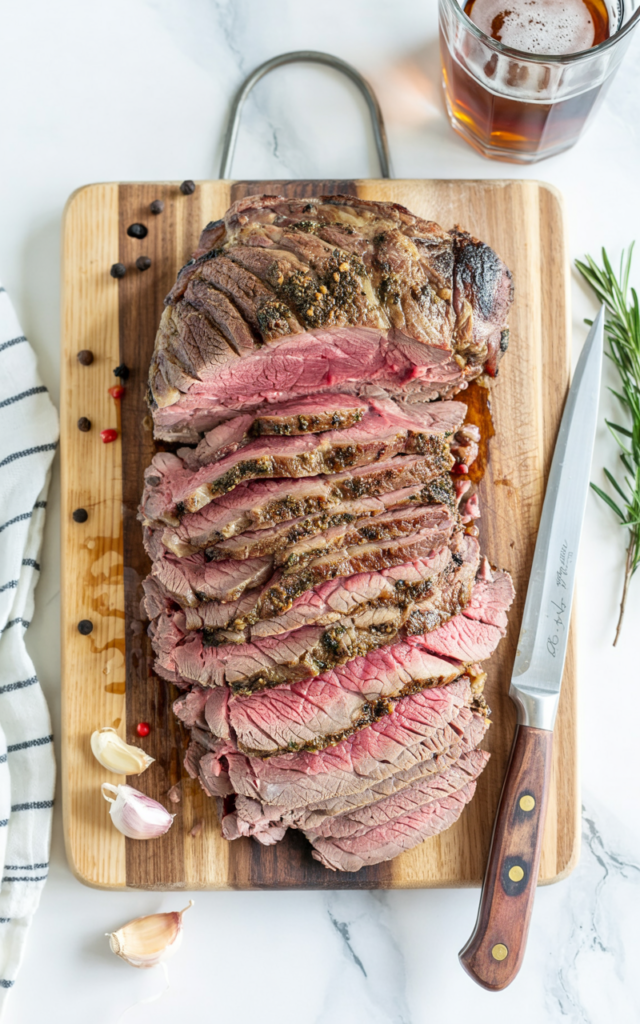 Grilled Flank Steak with Rosemary Marinade 🥩🔥 – Juicy, Flavor-Packed & Ready for Summer BBQs