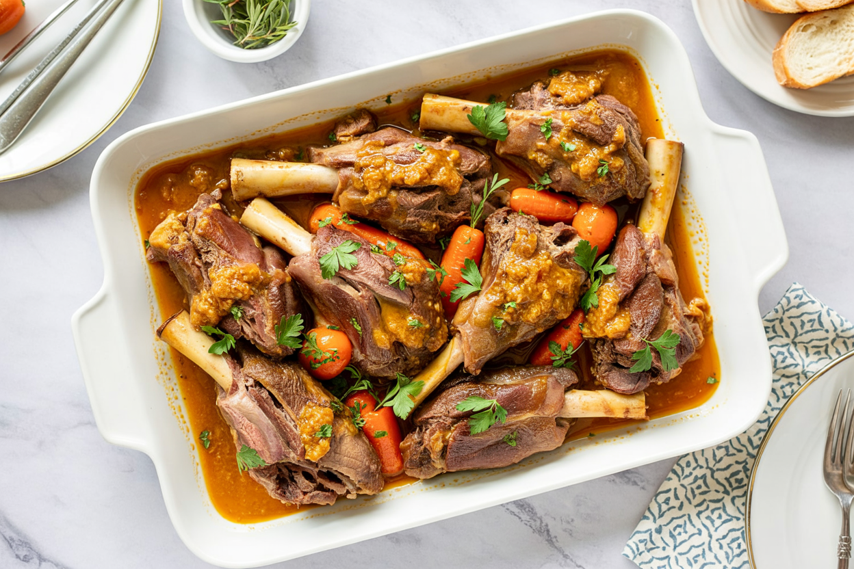 Rosemary Braised Lamb Shanks Recipe – Tender and Flavorful Comfort Food