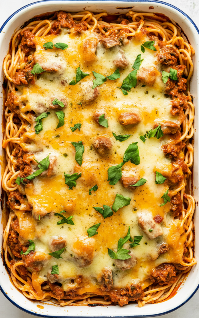 Beef Spaghetti Casserole Recipe: A Cozy, Cheesy Dinner Delight