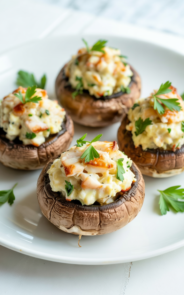 Artichoke Stuffed Mushrooms – A Creamy, Flavorful Appetizer