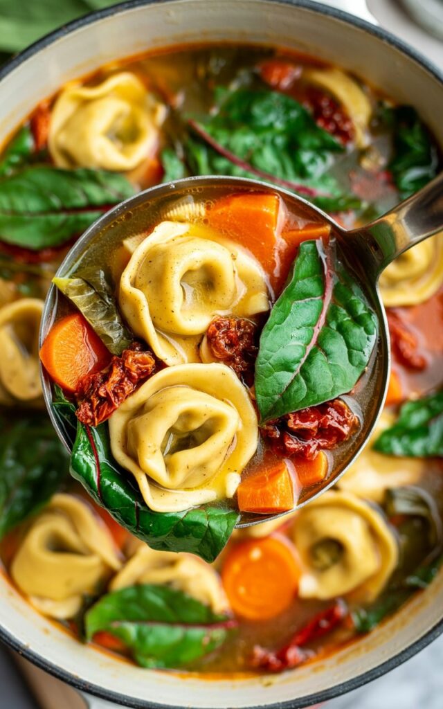 Cozy Sun Dried Tomato Tortellini Soup – A One-Pot Weeknight Wonder

