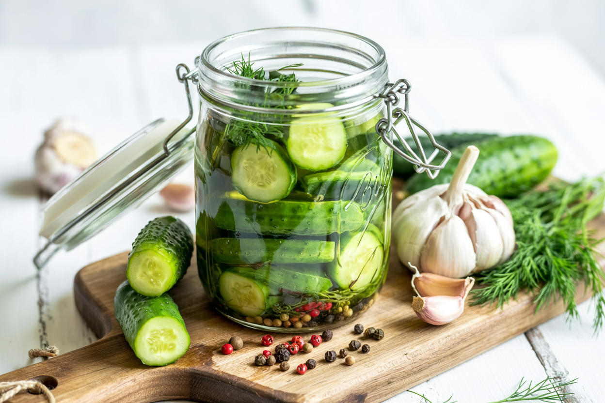 Easy Refrigerator Dill Pickles Recipe – Quick, Crunchy & Homemade!