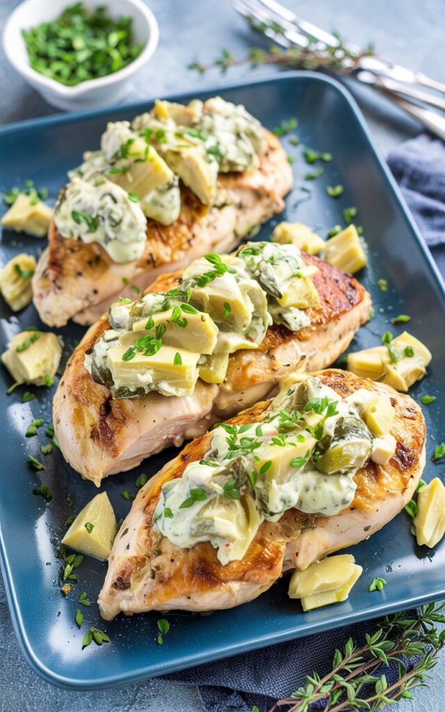 Stuffed Chicken with Artichokes and Goat Cheese – Easy, Elegant, and Totally Flavor-Packed