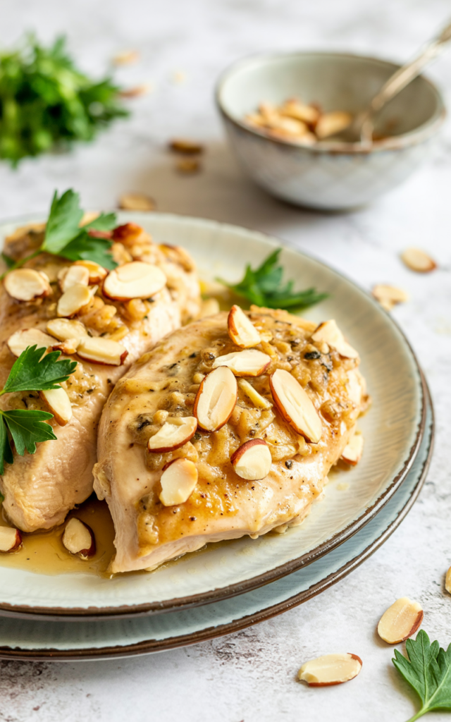 Delicious Chicken with Almond Butter – A Flavorful, Crispy Dinner