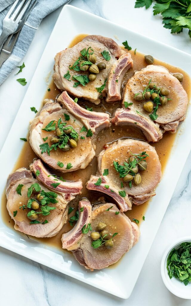 Lamb Chops in Caper Sauce – A Flavorful, Elegant Dinner Recipe