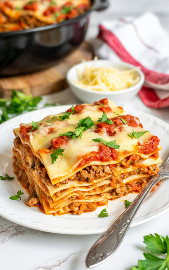 Slow Cooker Lasagna – A Delicious, Easy, and Hearty Recipe