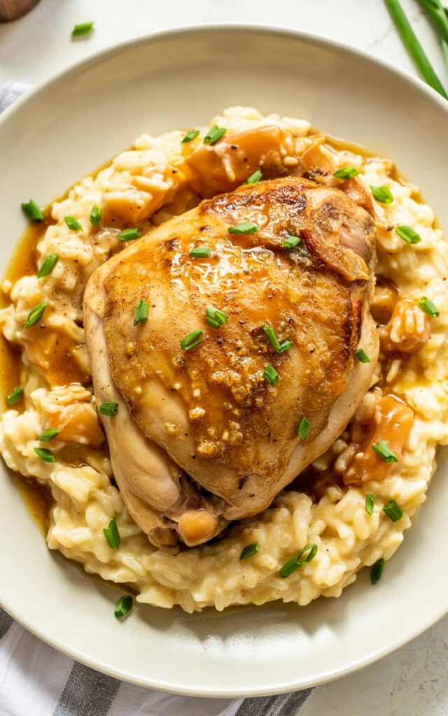 Slow Cooker Garlic Chicken โ Fall-Off-the-Bone Comfort Food with Big Flavor