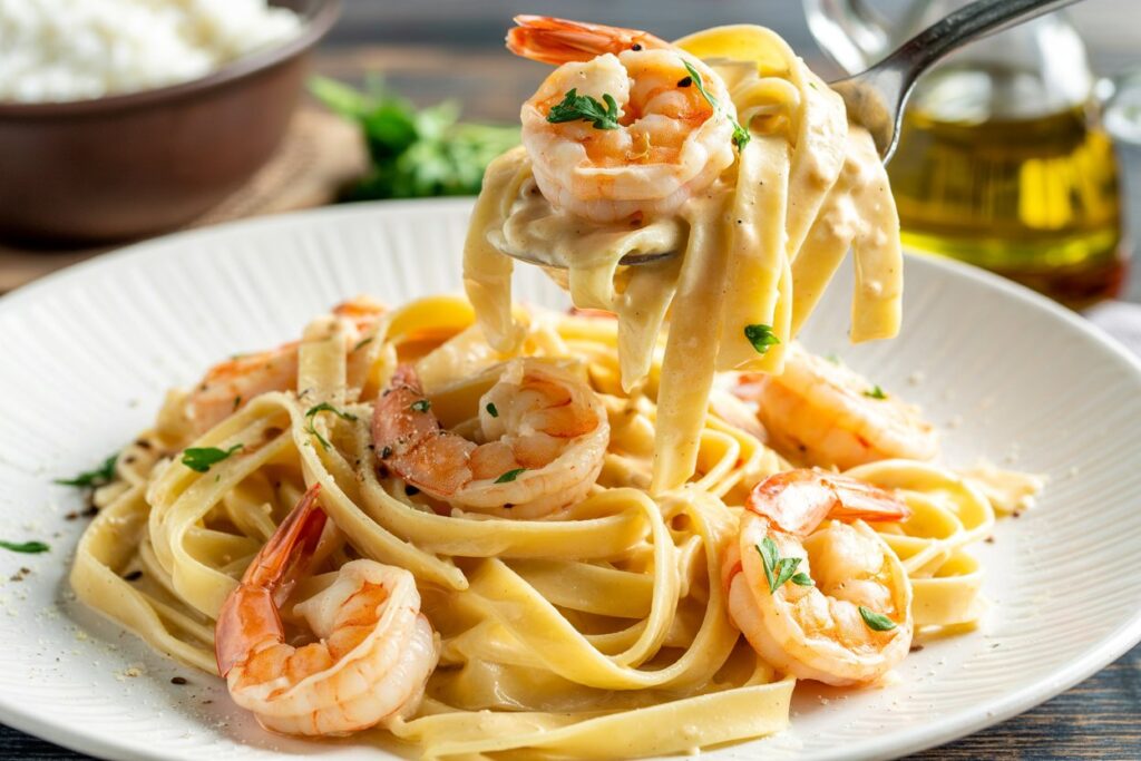 Shrimp Scampi Alfredo – A Creamy, Flavorful Seafood Pasta Recipe