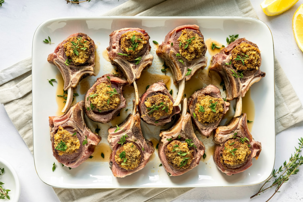 Delicious Broiled Lamb Chops Recipe - Perfectly Cooked with Herb Butter