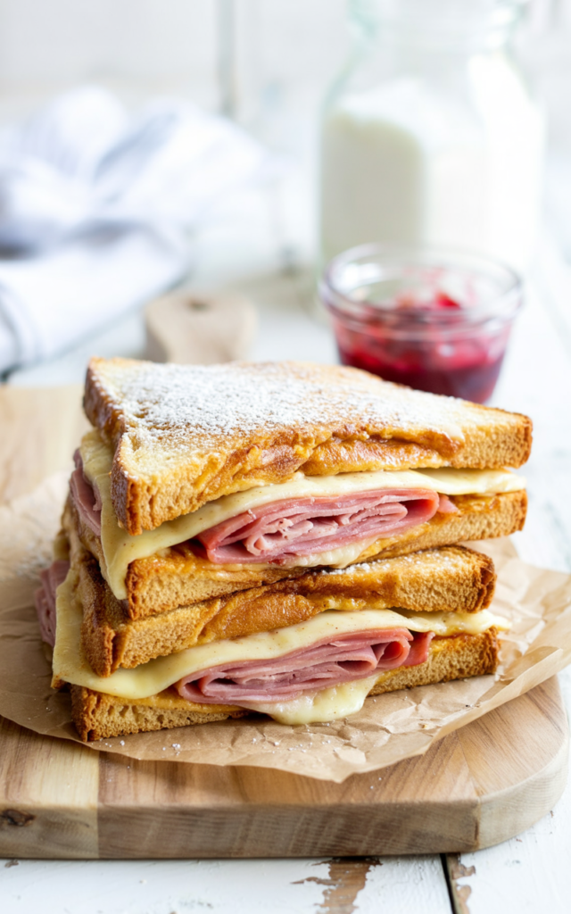 Irresistible Monte Cristo Sandwich – Crispy, Savory & Sweet Brunch Favorite
