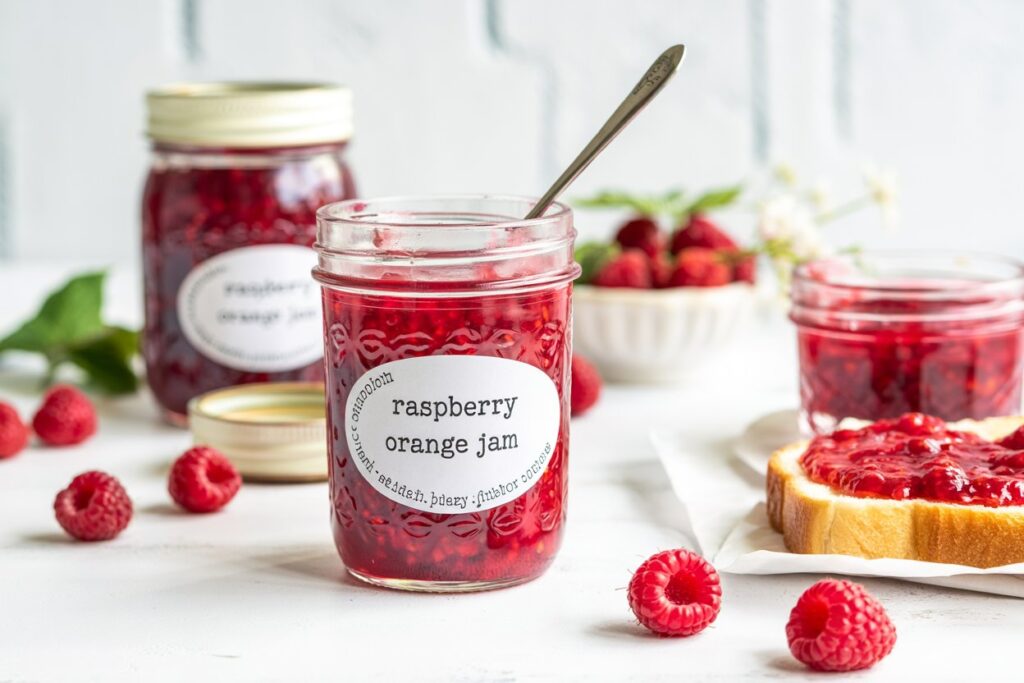 Easy Raspberry Orange Freezer Jam – No-Cook, No-Fuss, Just Pure Fruit Flavor