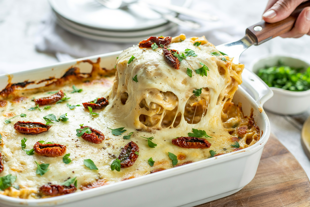 Marry Me Chicken Lasagna – Creamy, Cheesy, Totally Irresistible Dinner Magic