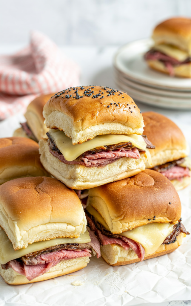 Hot Hawaiian Beef Sliders with Pepper Jack Cheese – The Ultimate Party Sandwich