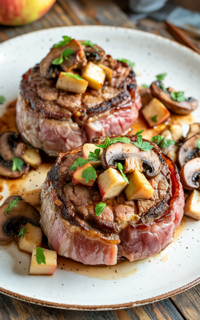 🔥 Filet Mignon Elegante – A Show-Stopping Steakhouse Dinner You Can Make at Home