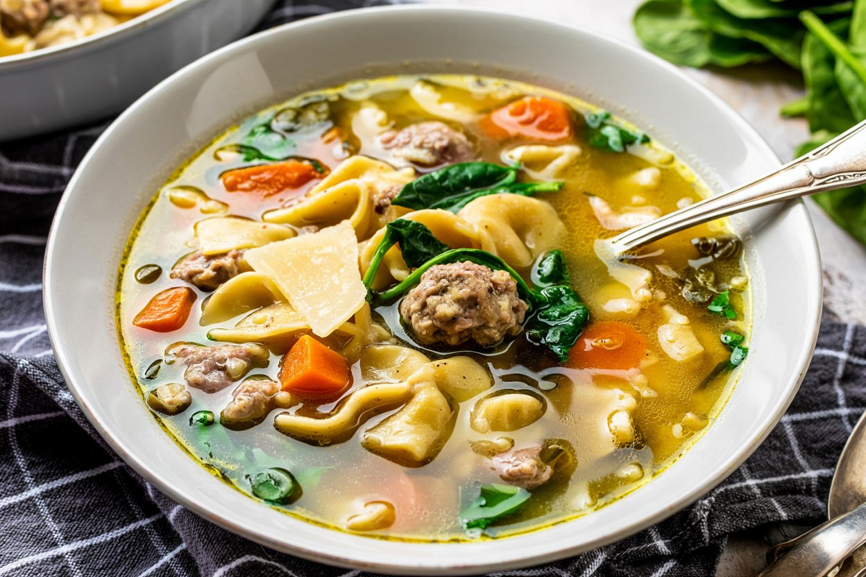 Ina Garten’s Italian Wedding Soup – A Cozy, Flavor-Packed Classic with Turkey Meatballs