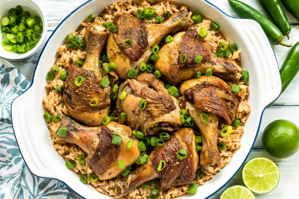 Oven-Baked Jerk Chicken Drumsticks That Bring the Heat & Flavor🔥🍗