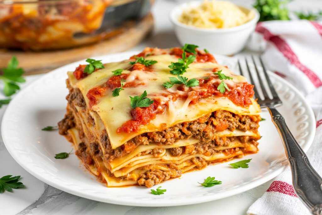 Slow Cooker Lasagna – A Delicious, Easy, and Hearty Recipe