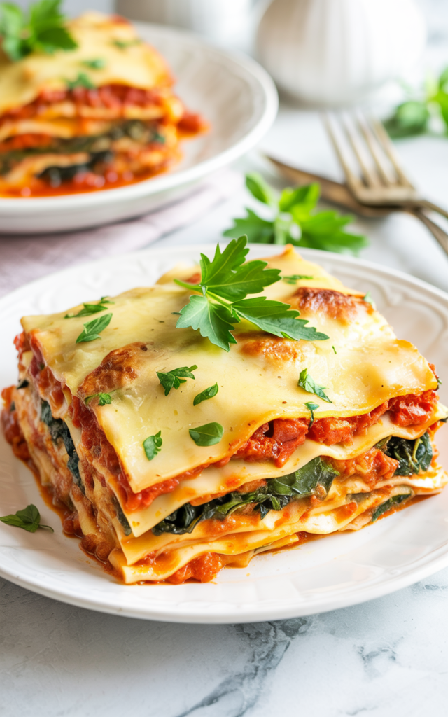 Easy Spinach Pesto and Cheese Lasagna – Super Fast, Super Cheesy, and Family-Approved