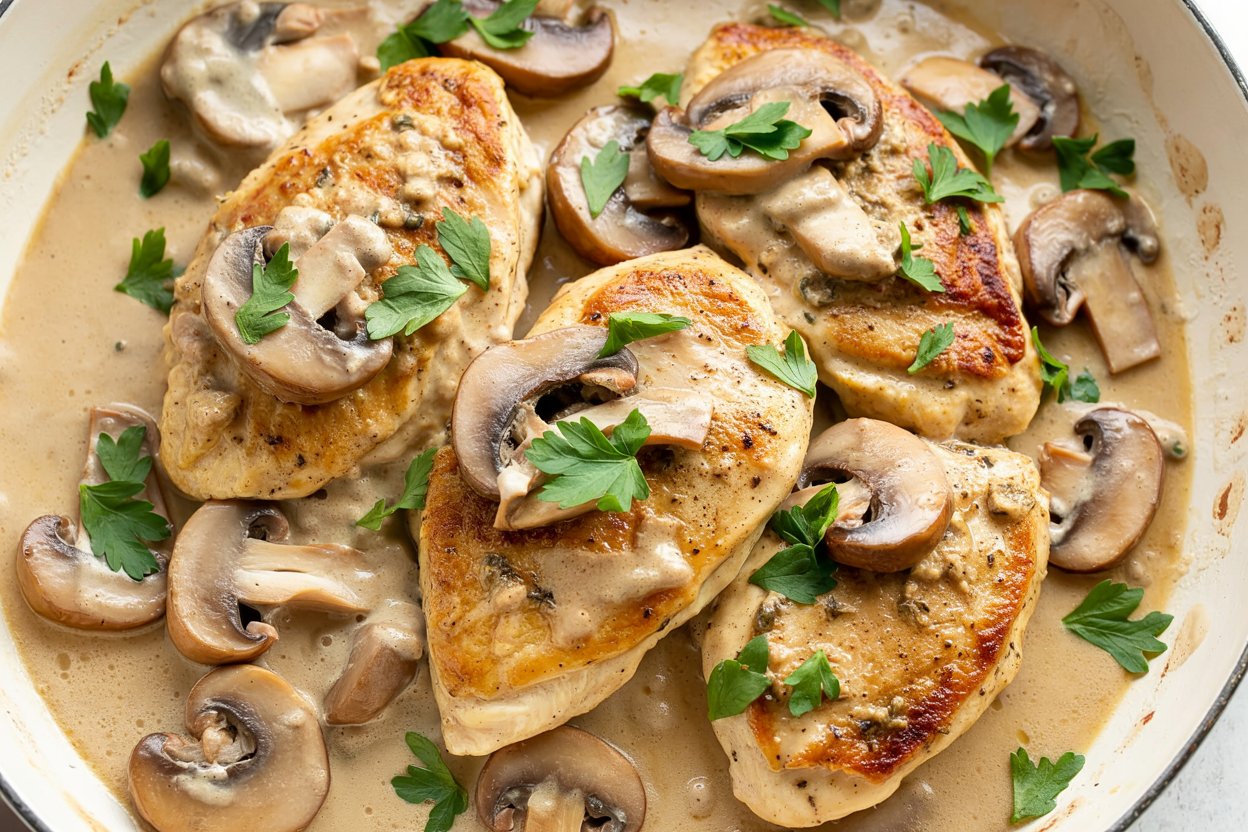 Delicious Pork Chops with Mushroom Gravy Recipe – Easy and Flavorful