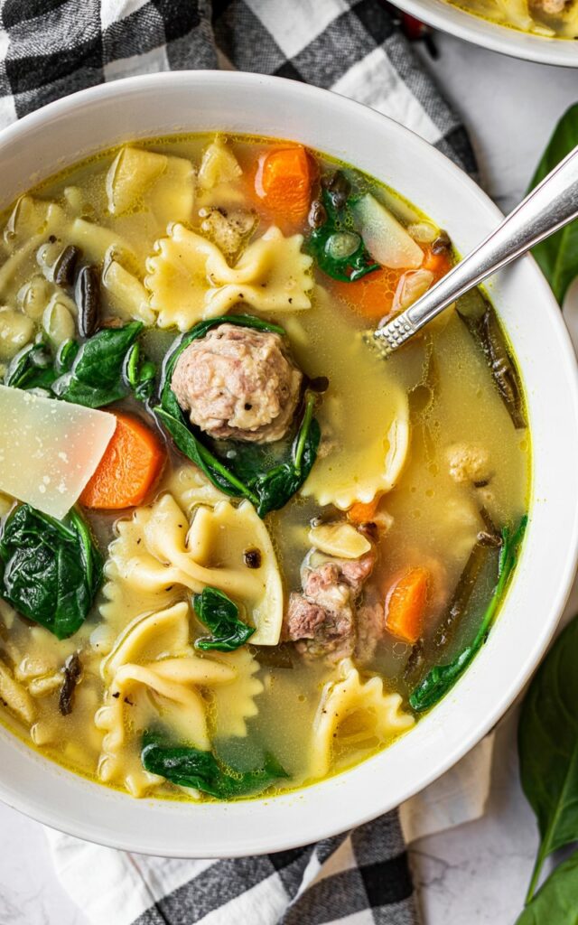 Ina Garten’s Italian Wedding Soup – A Cozy, Flavor-Packed Classic with Turkey Meatballs