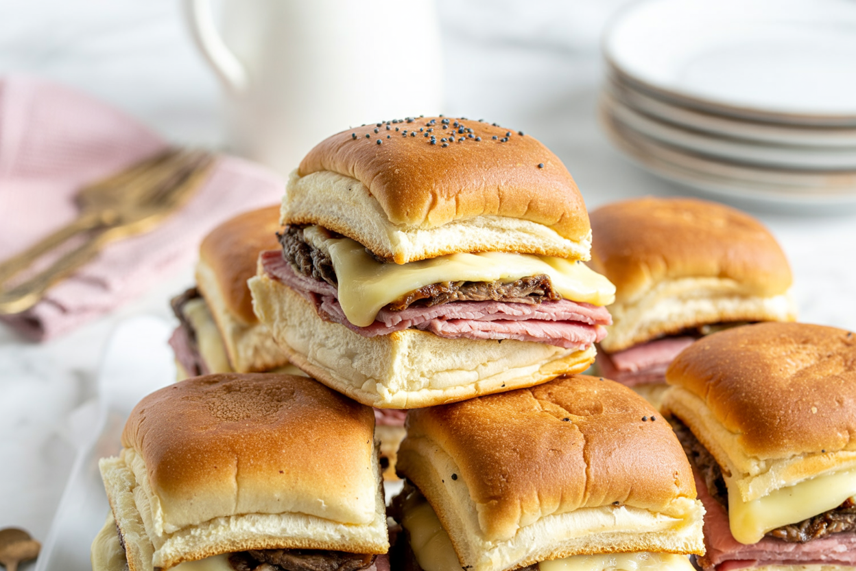 Hot Hawaiian Beef Sliders with Pepper Jack Cheese – The Ultimate Party Sandwich
