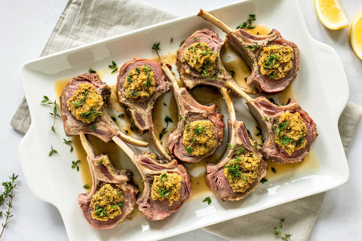 Delicious Broiled Lamb Chops Recipe – Perfectly Cooked with Herb Butter