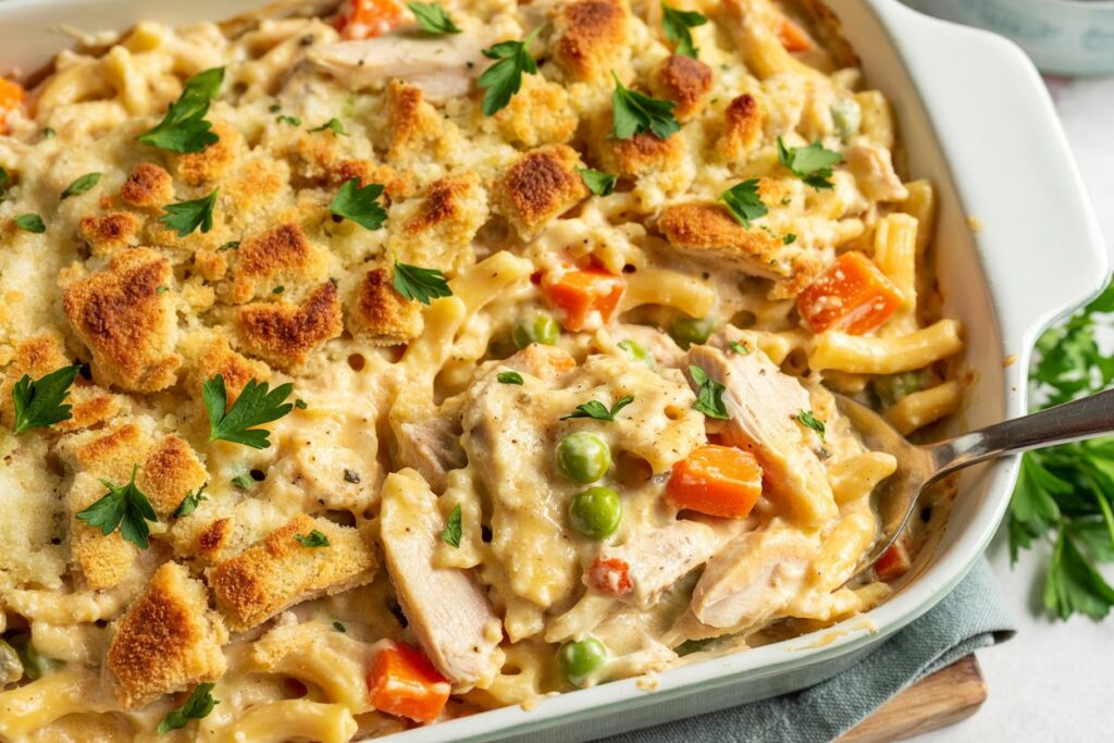 Creamy Chicken and Rice Casserole – Comfort Food for the Whole Family