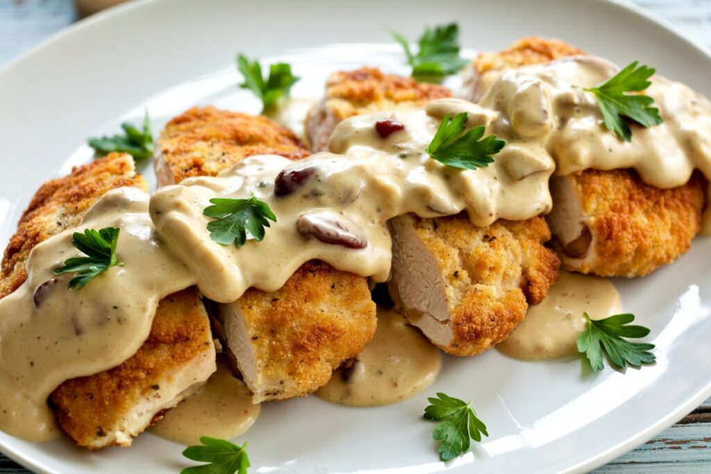 Pork Chops with Creamy Apple Cranberry Sauce – The Ultimate Fall Dinner Favorite