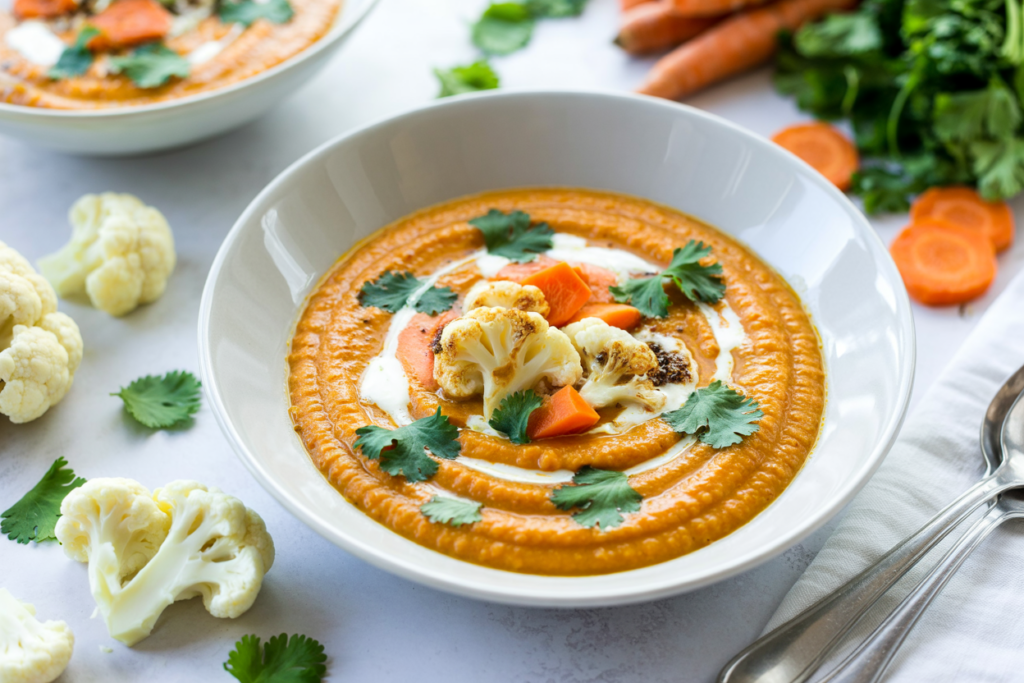 Creamy Instant Pot Cauliflower & Sweet Potato Soup – Quick, Cozy & Vegan-Friendly