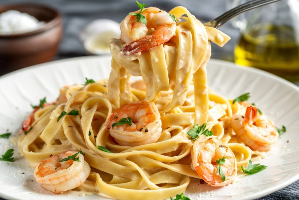 Creamy Shrimp Scampi Alfredo – The Ultimate Weeknight Comfort Dinner

