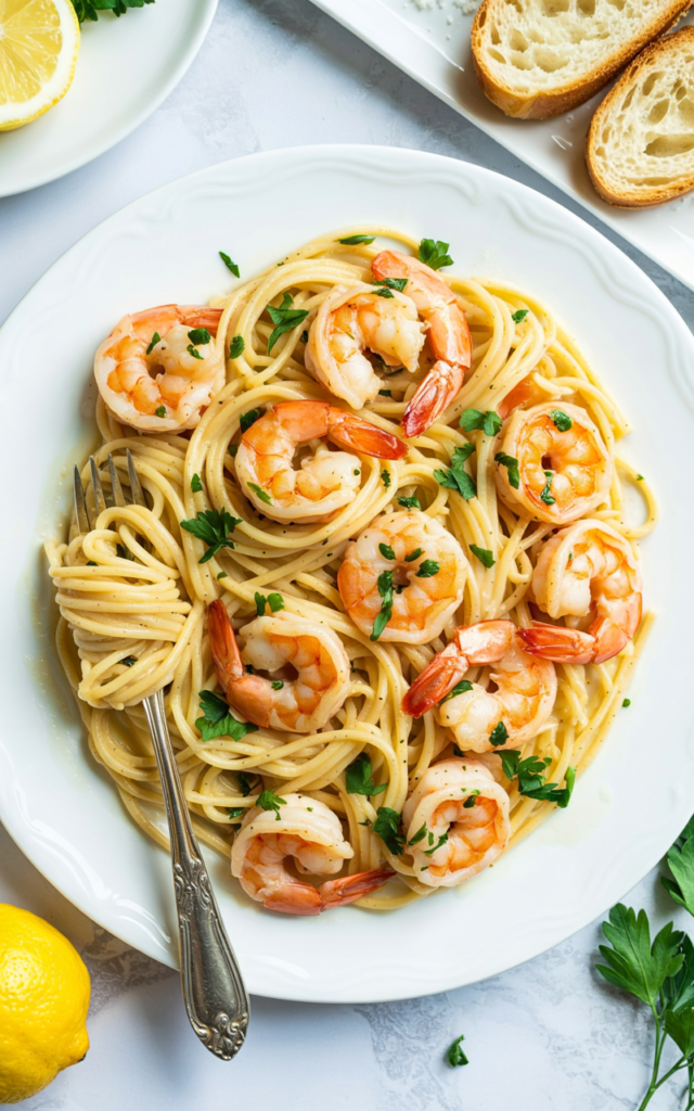 Easy Garlic Butter Shrimp Scampi – Ready in 15 Minutes!