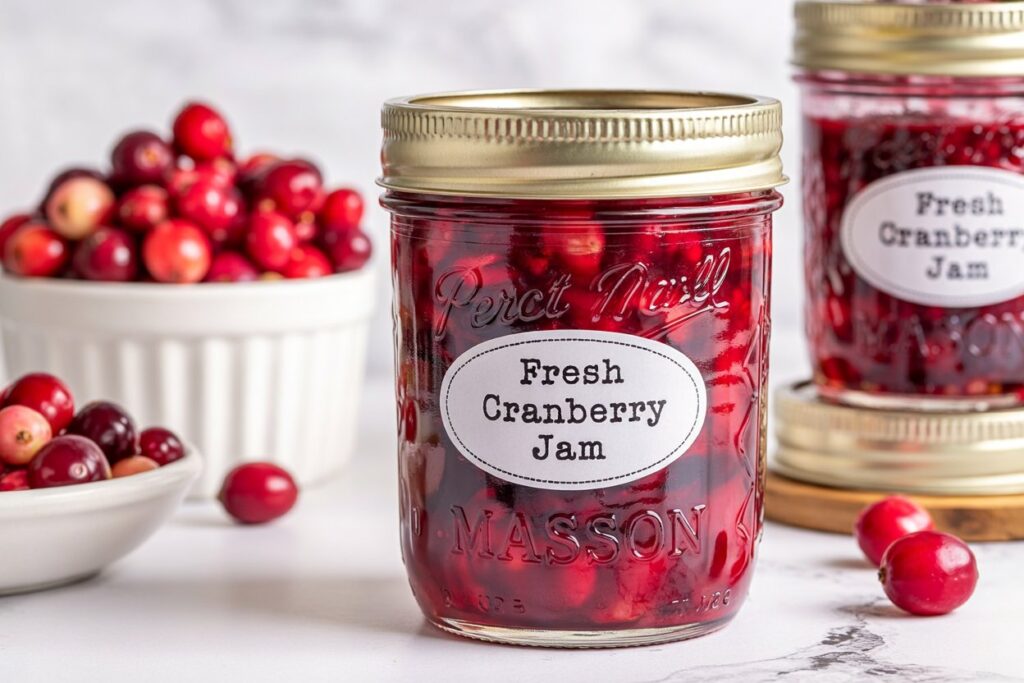 Homemade Fresh Cranberry Jam – Sweet, Tart & So Easy to Make