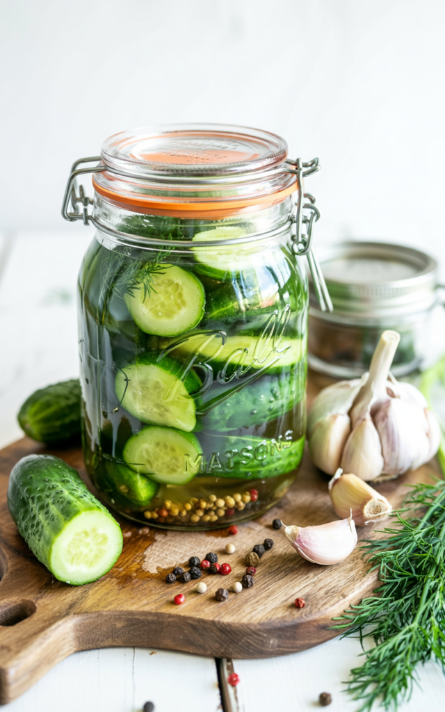 Easy Refrigerator Dill Pickles Recipe – Quick, Crunchy & Homemade!