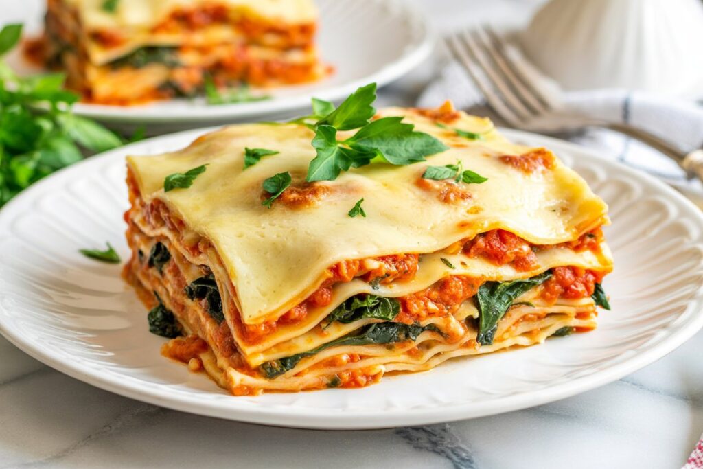 Easy Spinach Pesto and Cheese Lasagna – Super Fast, Super Cheesy, and Family-Approved