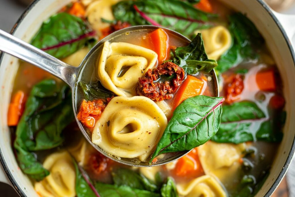 Cozy Sun Dried Tomato Tortellini Soup – A One-Pot Weeknight Wonder

