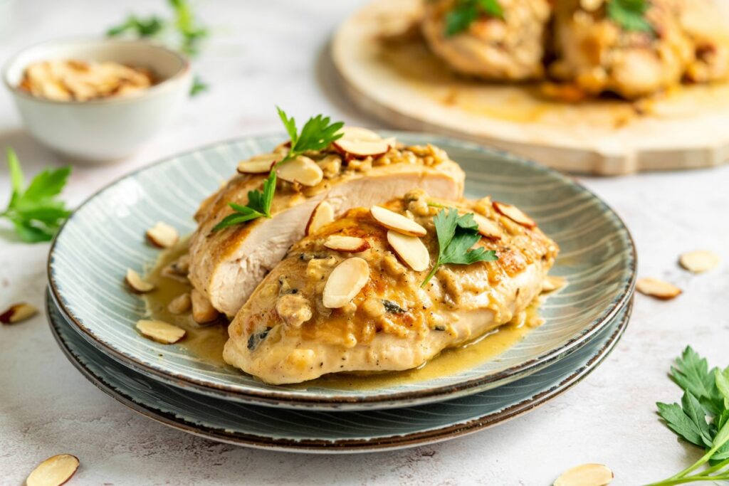 Delicious Chicken with Almond Butter – A Flavorful, Crispy Dinner