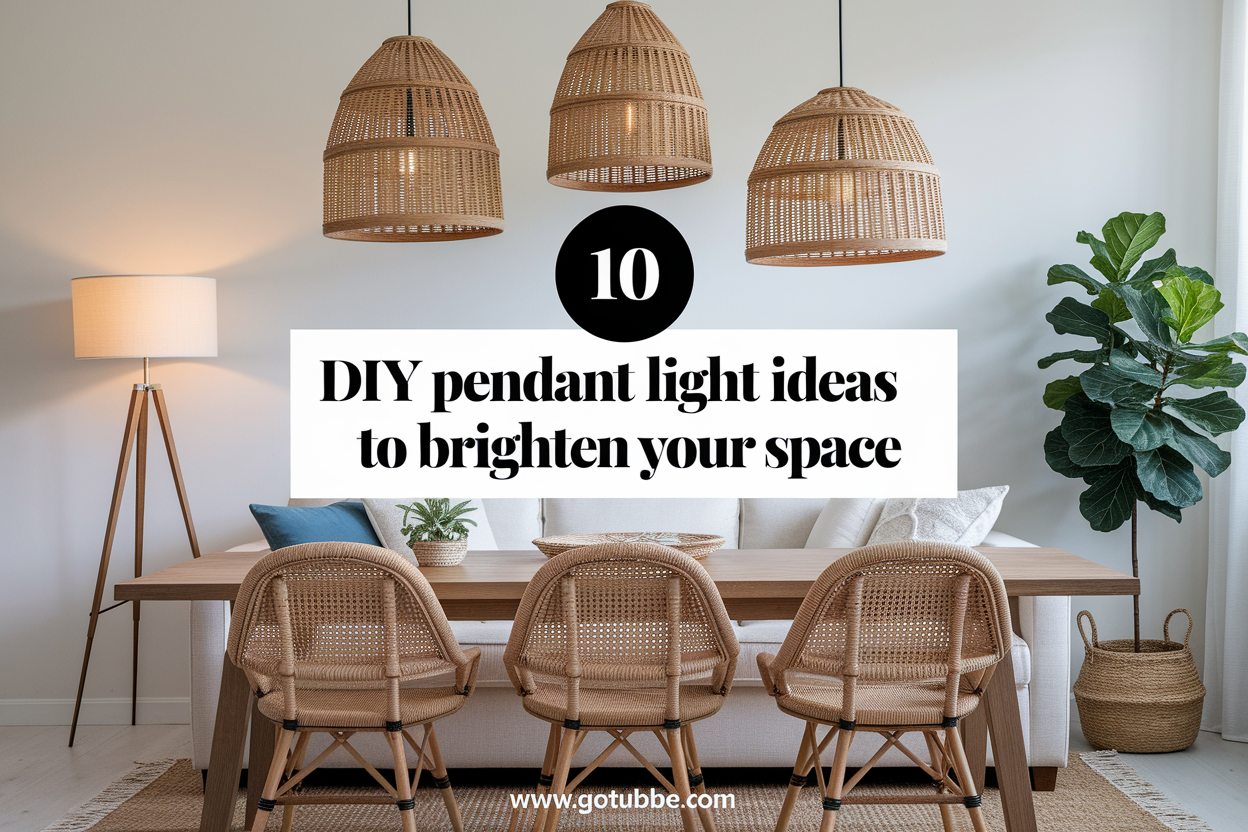 10 DIY Pendant Light Ideas to Brighten Your Space