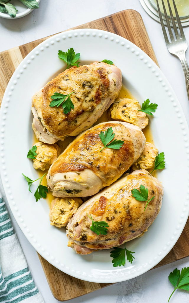 Stuffed Chicken Breast with Zucchini & Goat Cheese – Fancy but Easy Weeknight Dinner 🍗🌿